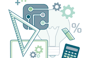 Mach Mint, Illustration für Berufe aus den Bereichen Technik, Informatik, Mathematik